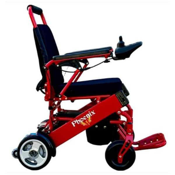 Phoenix Portable Power Wheelchair in Red