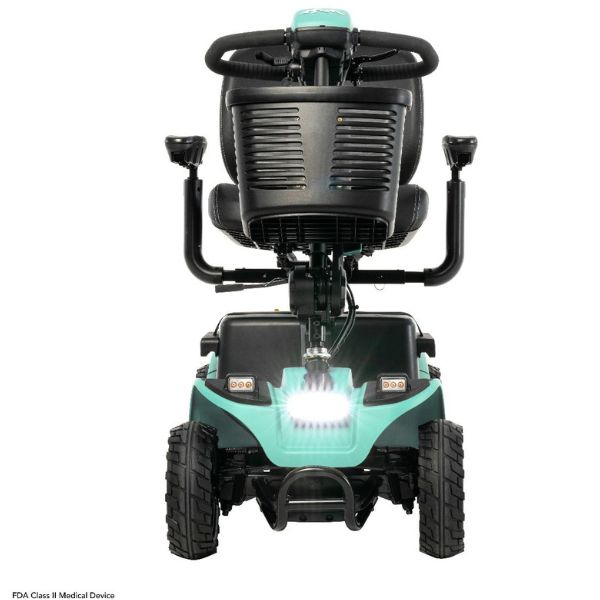 Pride Mobility Baja Bandit Mobility Scooter Sage Color Front View