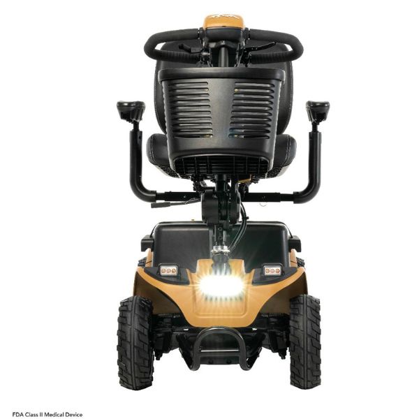 Pride Mobility Baja Bandit Mobility Scooter Tan Color Front View