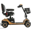 Pride Mobility Baja Bandit Mobility Scooter Tan Color Left Side View