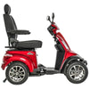 Pride Mobility 4-Wheel Scooter Baja Raptor 2 Red Color Right Side View