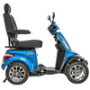 Pride Mobility 4-Wheel Scooter Baja Raptor 2 Blue Color Right Side View