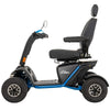 Pride Mobility Baja Wrangler 2 Heavy Duty Scooter True blue Color Side View 2