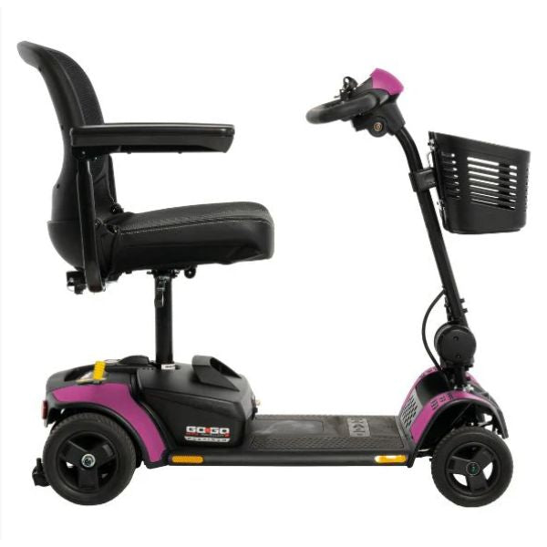 Pride Go-Go Elite Traveller 2 Platinum Mobility Scooter Right Side View