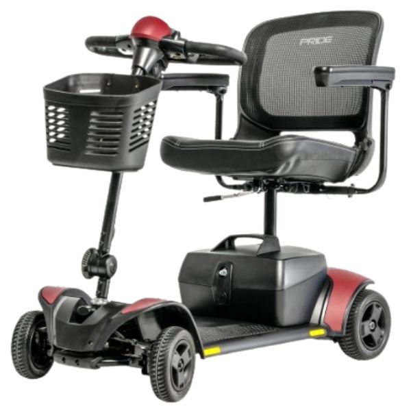 Pride Go-Go Elite Traveller 2 4-Wheel Mobility Scooter SC442E Cardinal Red Color