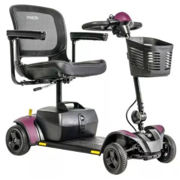 Pride Go-Go Elite Traveller 2 4-Wheel Mobility Scooter SC442E Sugar Plum Color