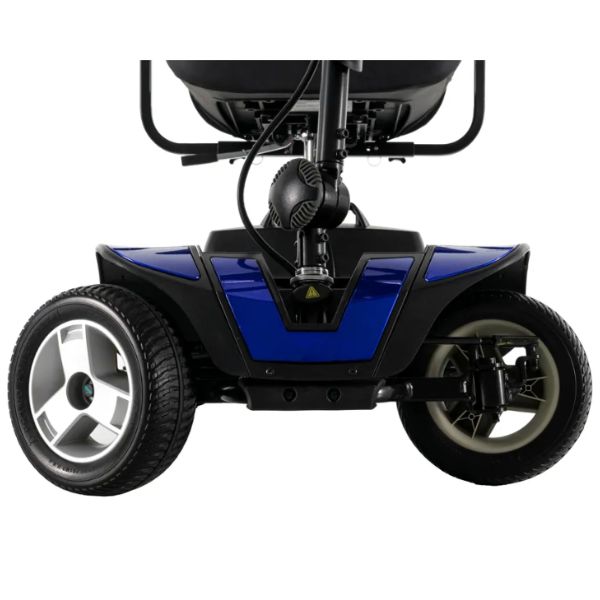 ride Go-Go Sport Platinum 4-Wheel Mobility Scooter Showing the Rear Wheels