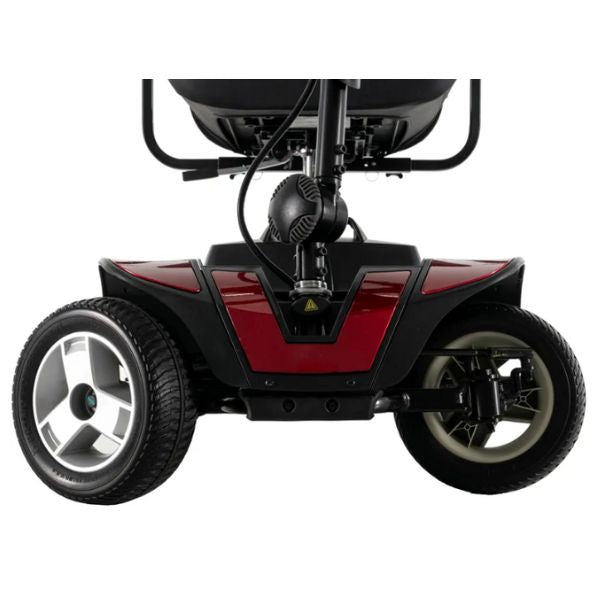 ride Go-Go Sport Platinum 4-Wheel Mobility Scooter Showing the Rear Tires