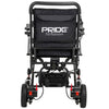 Pride Jazzy Carbon Travel Lite Power Chair Black Color  Back view