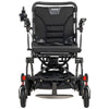 Pride Jazzy Carbon Travel Lite Power Chair Black Color  Front View