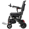 Pride Jazzy Carbon Travel Lite Power Chair Black Color Right Side View