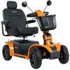 Pursuit 2 4-Wheel Mobility Scooter By Pride Mobility Orange Color