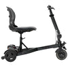 Pride Mobility iRide 2 Ultra Lightweight Scooter Black Berry  Color Side View 