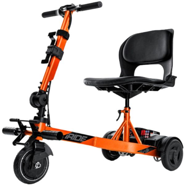 Pride Mobility iRide 2 Ultra Lightweight Scooter Mango Color 2