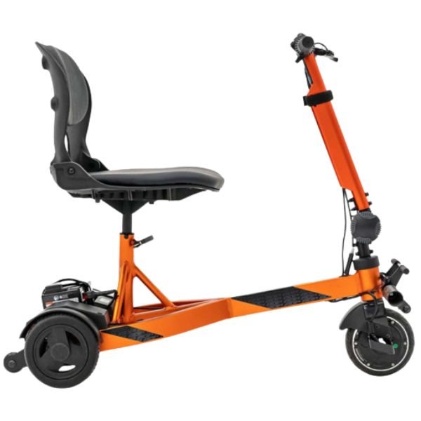 Pride Mobility iRide 2 Ultra Lightweight Scooter Mango Color Side View