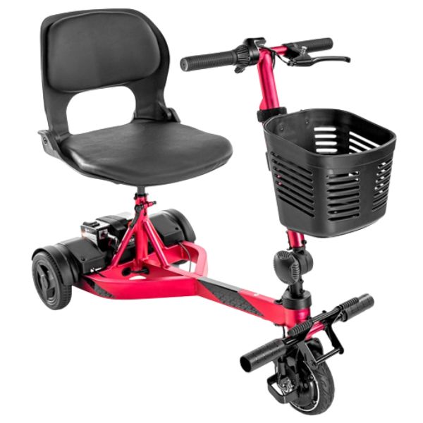Pride Mobility iRide 2 Ultra Lightweight Scooter Raspberry  Color 2