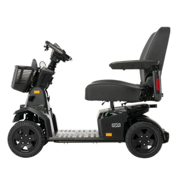 Pride PX4 Wide Seat mobility scooter left side view