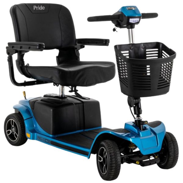 Pride Mobility Revo 2.0 4-Wheel Scooter S67 True Blue Color