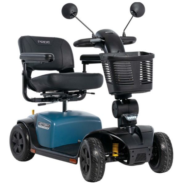 Pride Victory Platinum Color Blue in Right Angle View