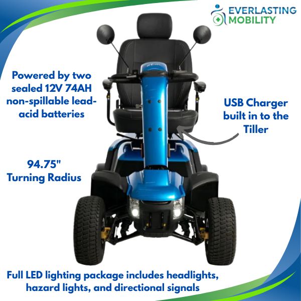 Pride Mobility Baja Wrangler 2 Heavy Duty Scooter Different Parts