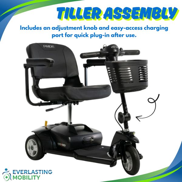 Pride Go-Go Ultra X 3-Wheel Scooter S39 in Black