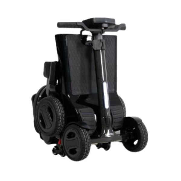 Pride Go-Go Carbon Folding Mobility Scooter Folded Front View
