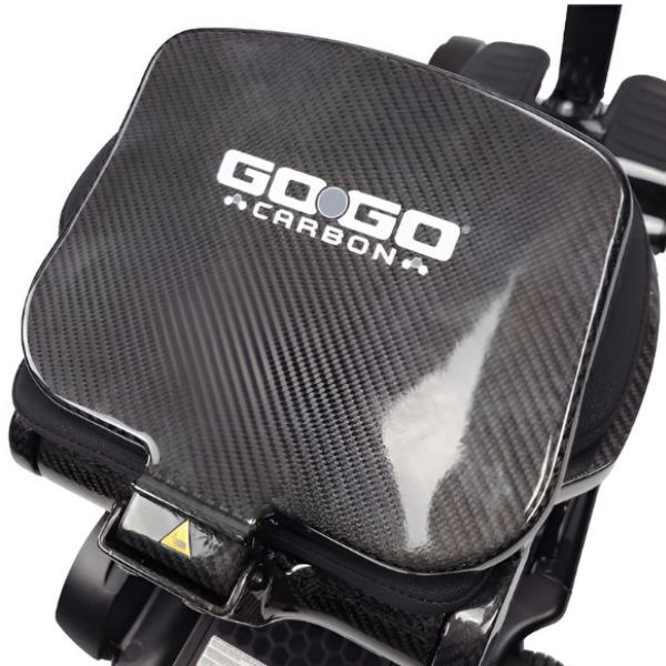 Pride Go-Go Carbon Folding Mobility Scooter Folded Seat