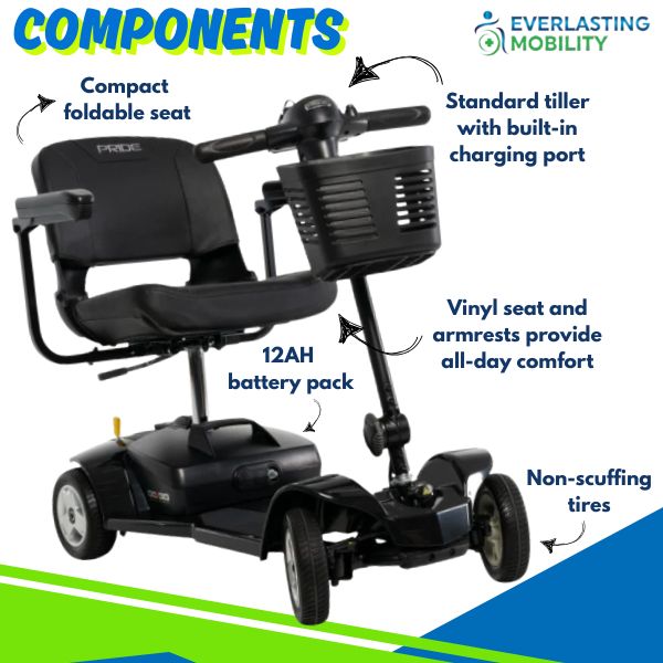 Pride GoGo Ultra 4-Wheel Mobility Scooter Parts