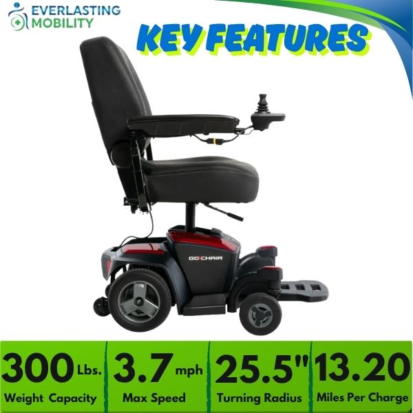 Pride Mobility Go-Chair Key features