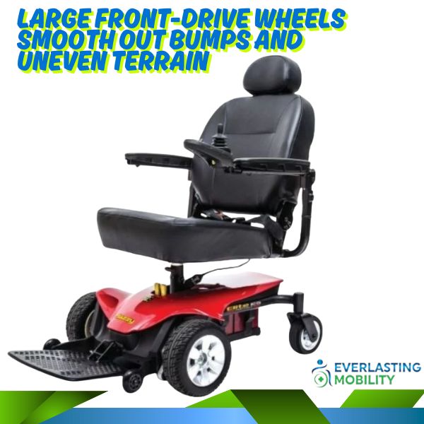 Pride Jazzy Elite ES Power Chair Large Front Wheels