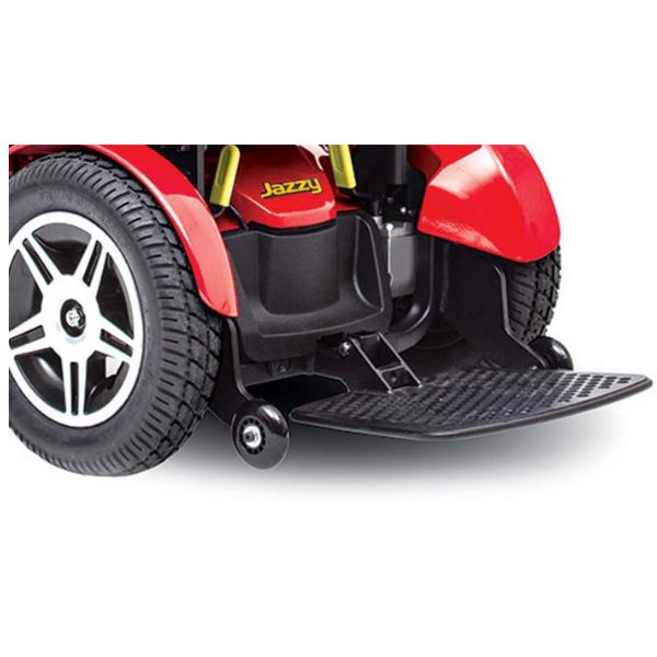 Pride Jazzy Elite HD Front Wheel Power Chair ELITE HD Angle Adjustable Foot Plate