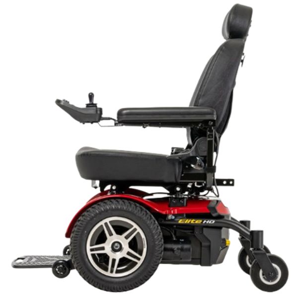 Pride Jazzy Elite HD Front Wheel Power Chair ELITE HD Left Side View