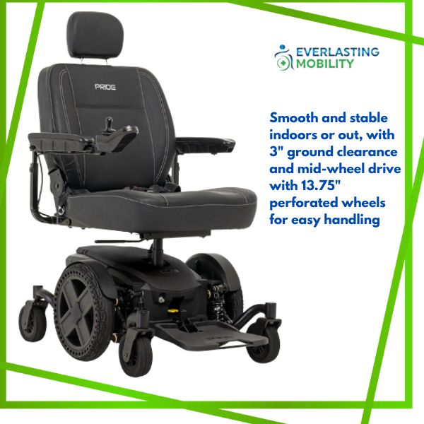 Pride Jazzy Evo 614 Power Chair in Black
