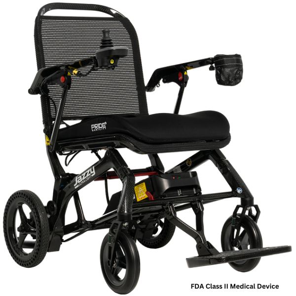 Pride Jazzy Ultra Light Folding Power Wheelchair