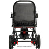 Pride Jazzy Ultra Light Folding Power Wheelchair Back View