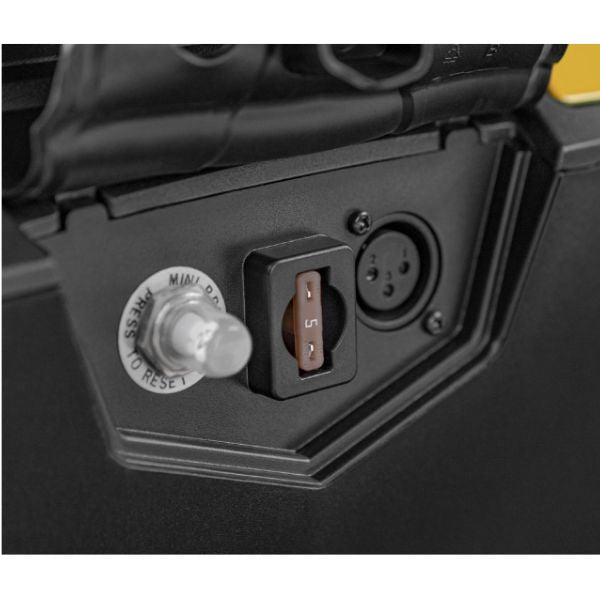 Pride Jazzy Ultra Light Folding Power Wheelchair Charging Port and Reset Button