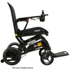 Pride Jazzy Ultra Light Folding Power Wheelchair Right Side view