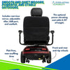 Pride Maxima Heavy Duty 3 Wheel Mobility Scooter Rear View
