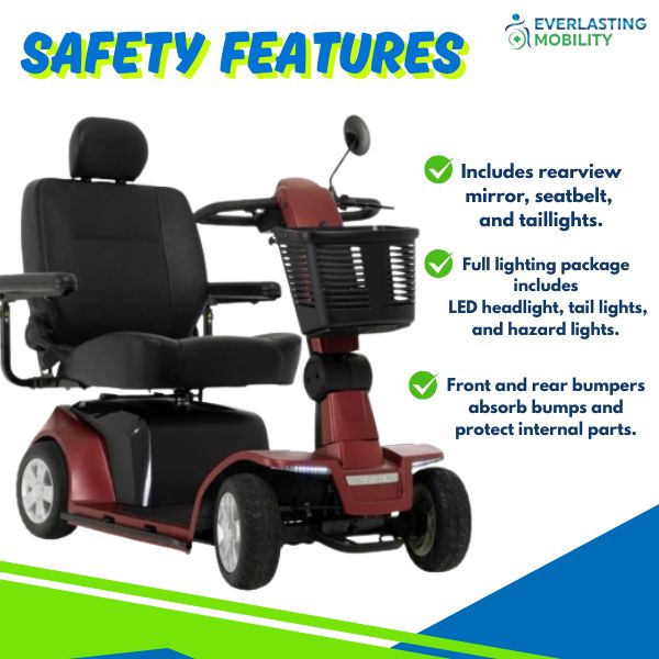 Pride Maxima Safety Features