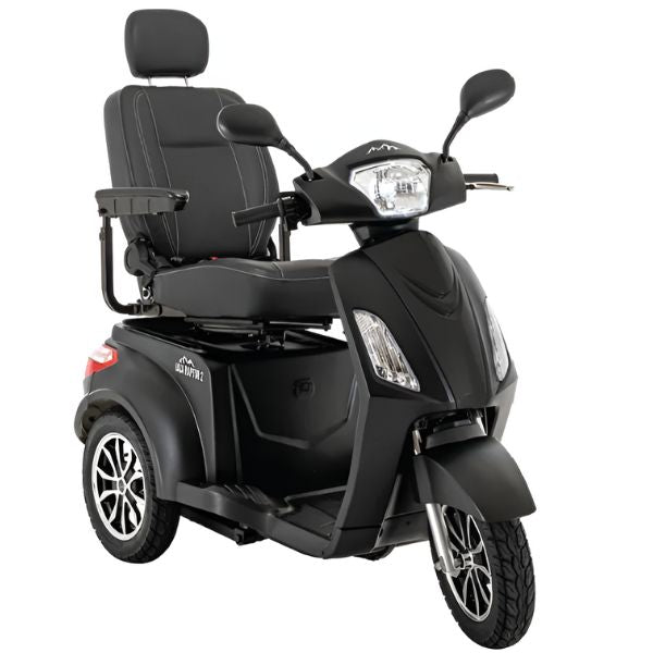 Pride Mobility 3-Wheel Scooter Baja Raptor 2 Matte Black Color