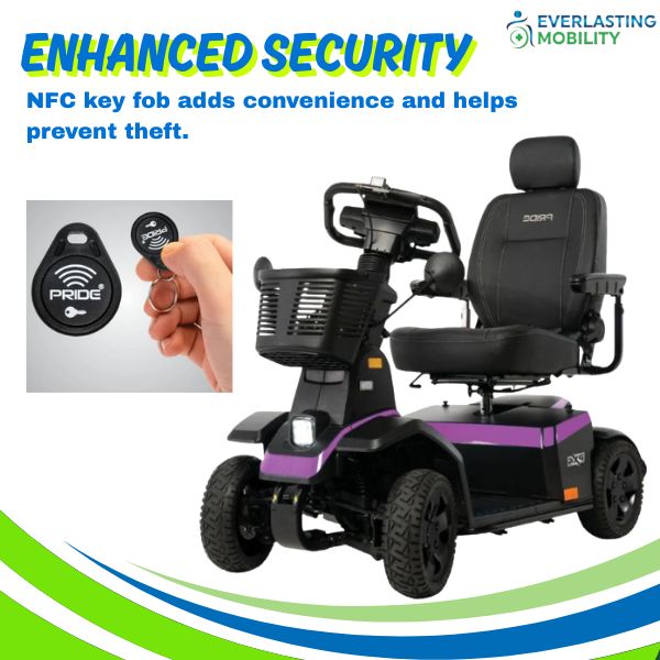 Pride Mobility 4-Wheel Scooter PX4 Mobility Scooter Enhanced Security