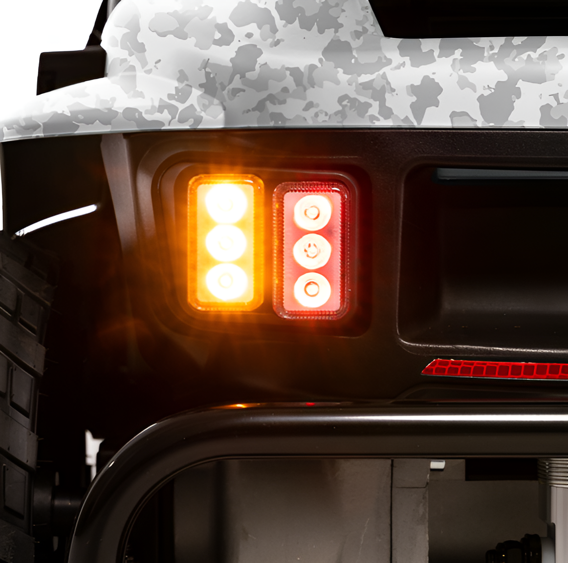 Pride Mobility Baja Bandit Mobility Scooter Whiteamo Back Lights