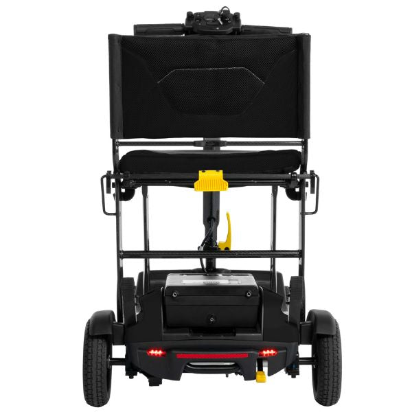 Pride Mobility Go-Go Super Folding Travel Mobility Scooter SC15 Black Color Back View