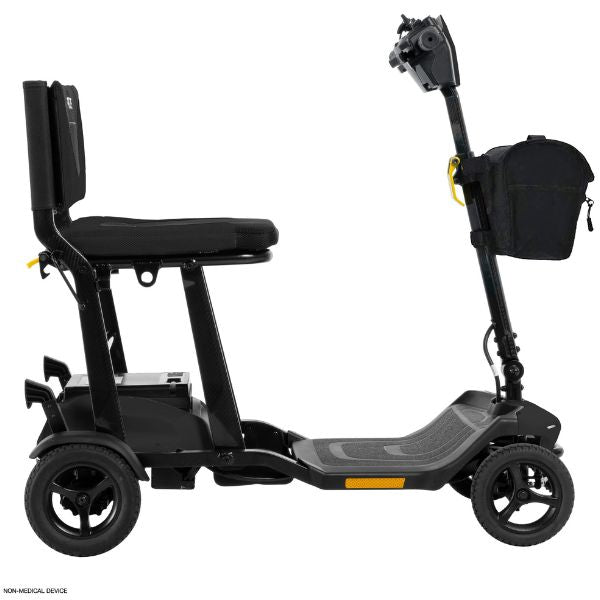 Pride Mobility Go-Go Super Folding Travel Mobility Scooter SC15 Black Color Right Side View