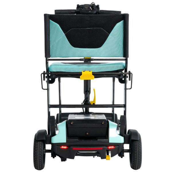 Pride Mobility Go-Go Super Folding Travel Mobility Scooter SC15 Mint Color  Back View