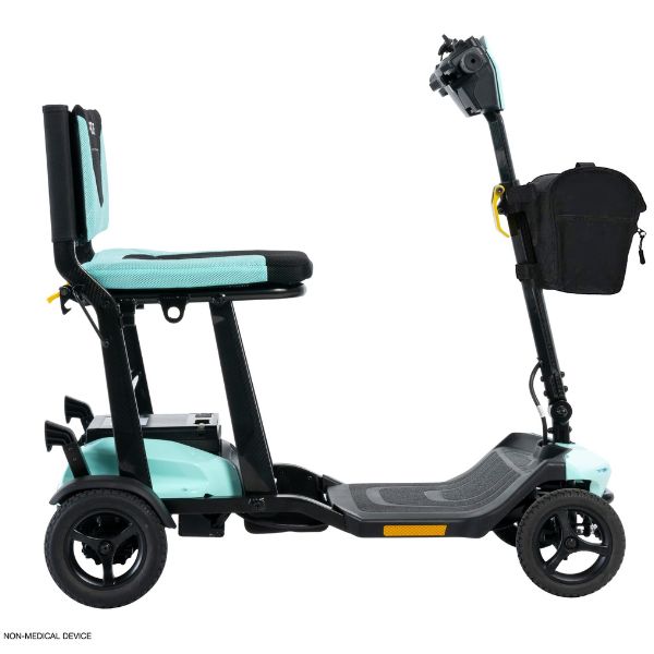 Pride Mobility Go-Go Super Folding Travel Mobility Scooter SC15 Mint Color  Right Side View