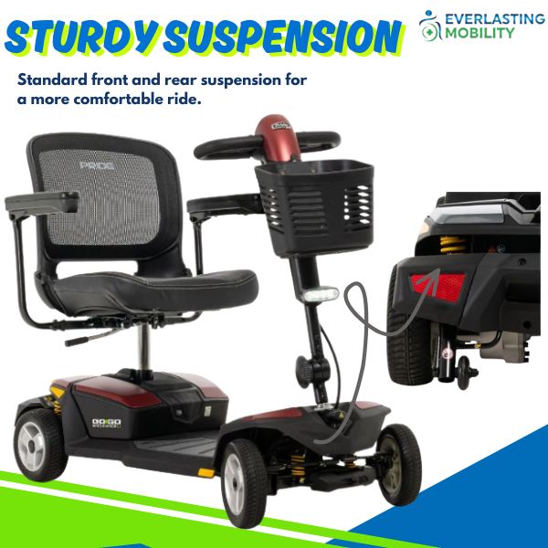 Pride Mobility Go Go Endurance Li Travel Mobility Scooter Suspension