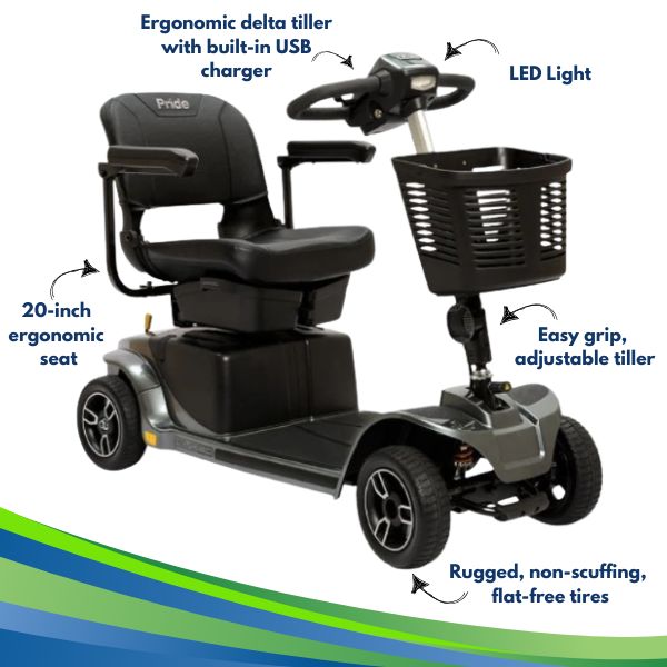 Pride Mobility Revo 2.0 4-Wheel Scooter S67 Parts