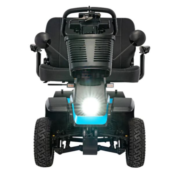 Pride PX4 Wide Seat All-Terrain 4-Wheel Mobility Scooter Front View