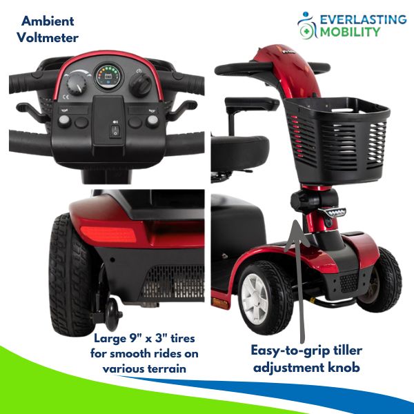 Pride Mobility Victory 9 4-Wheel Mobility Scooter Components